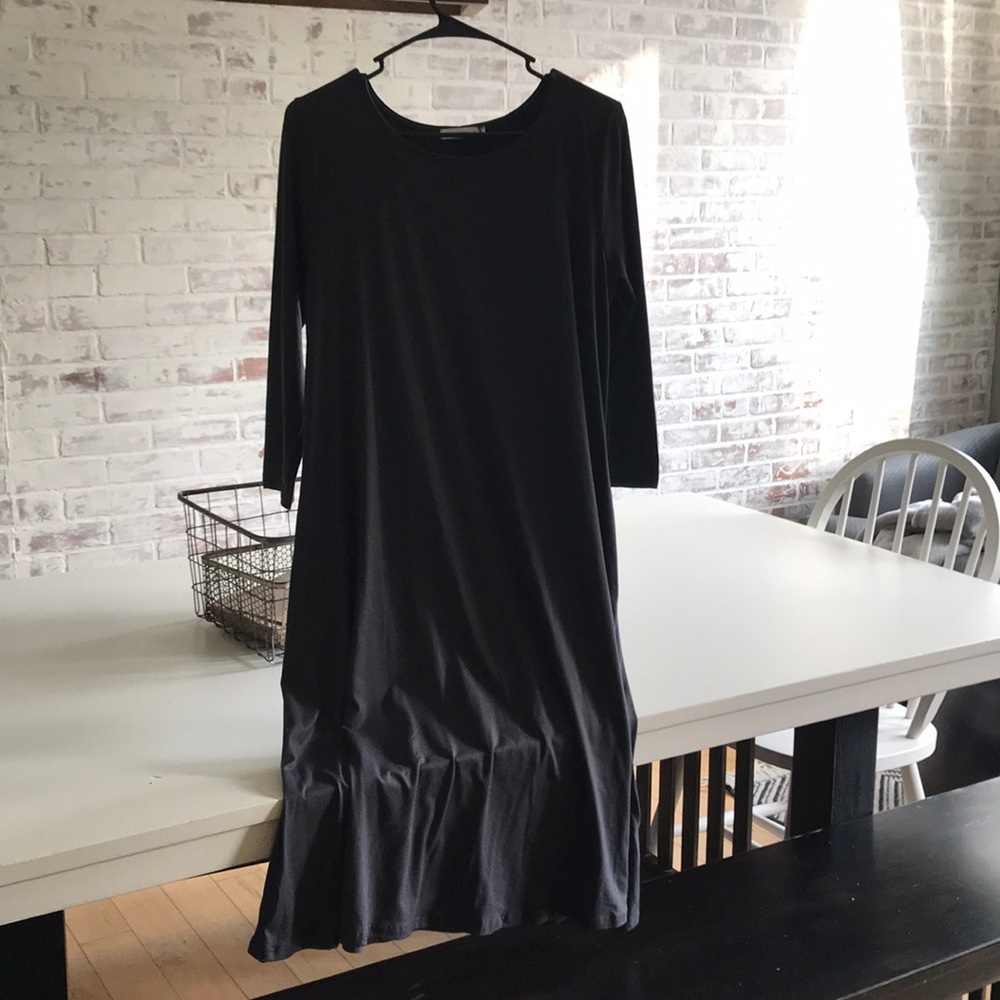 Gray dress with pockets